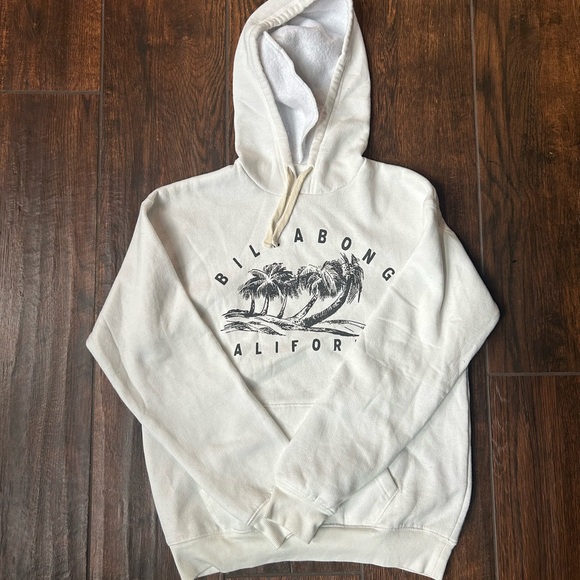 BILLABONG California Women’s Hoodie Sweatshirts White Size Small - Picture 1 of 6